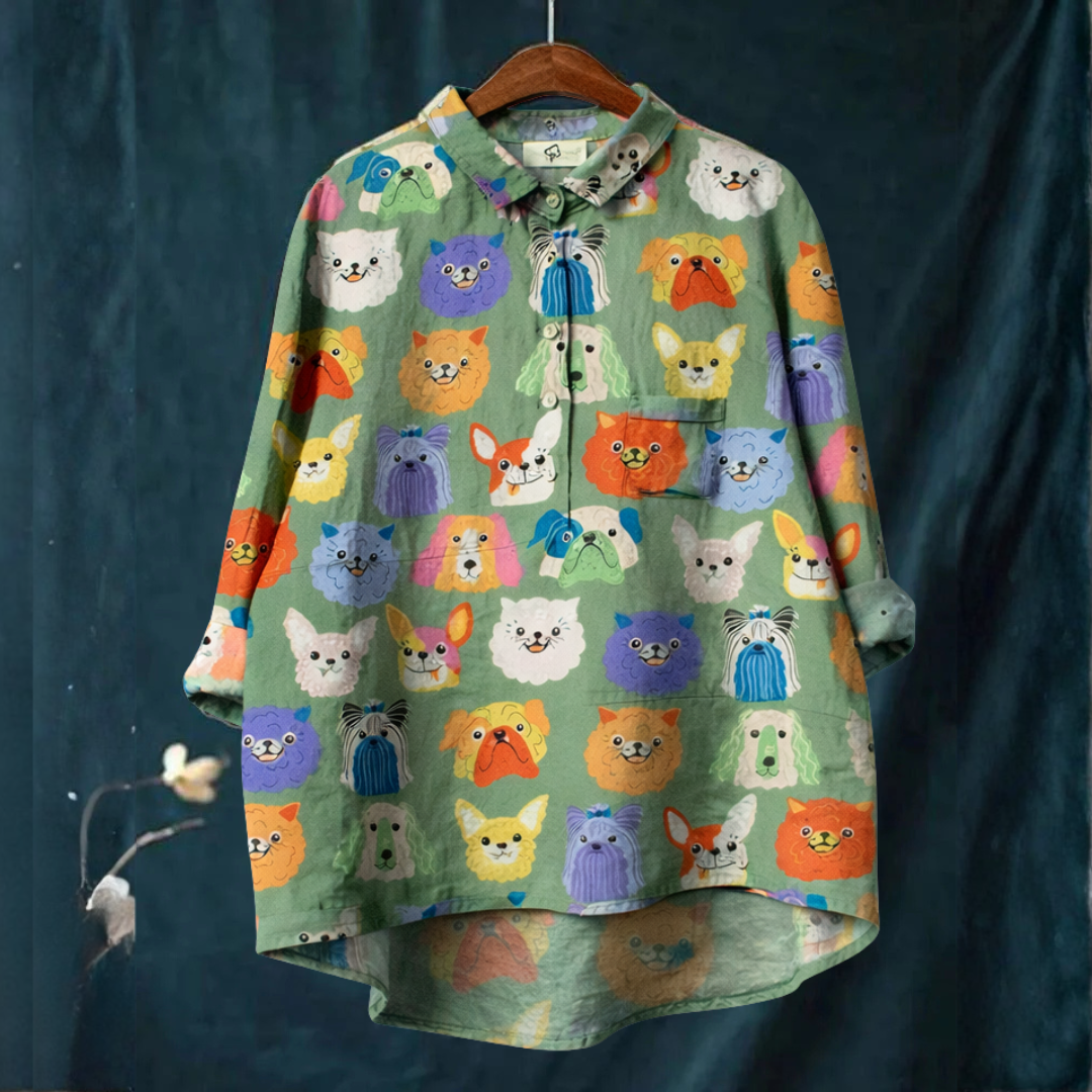 DELACROIX | Chemise Élégante à Motif Élora