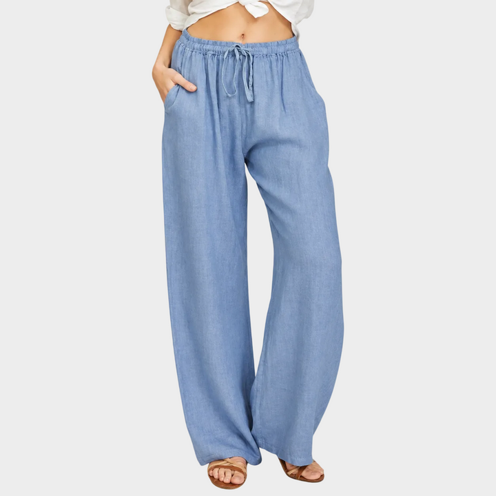 Enara - Pantalons Confortables à Cordon