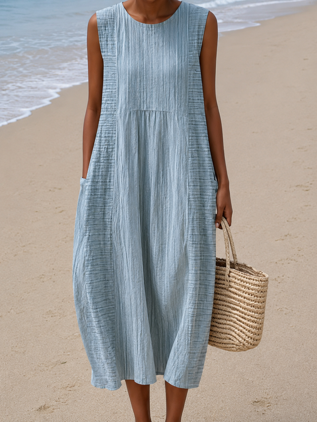 Robe d'Été Sans Manches