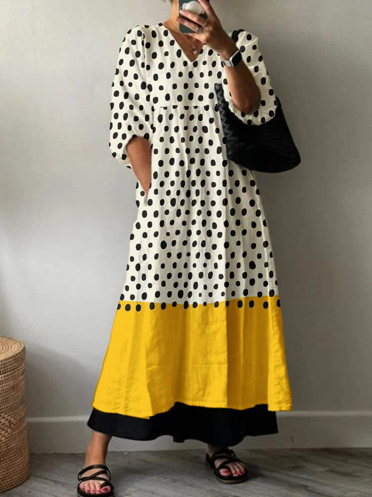 Glenda | Elegant Printed Dress Anna