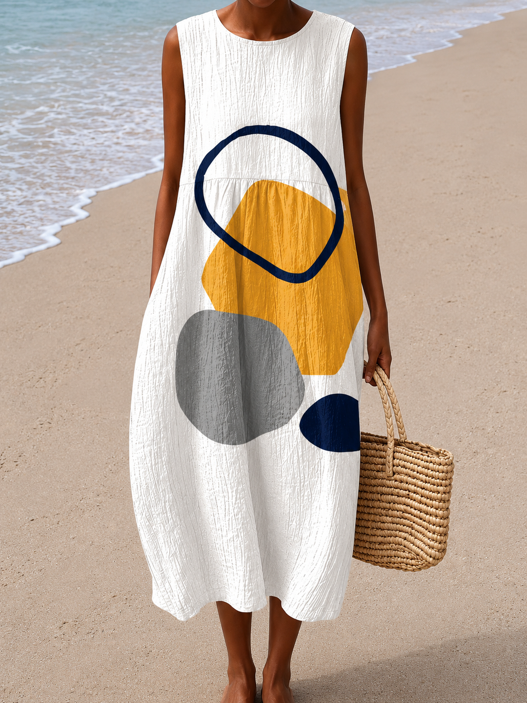 Robe d'Été Sans Manches