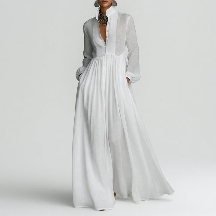 Élisa™ — Refined Minimalist Maxi Dress