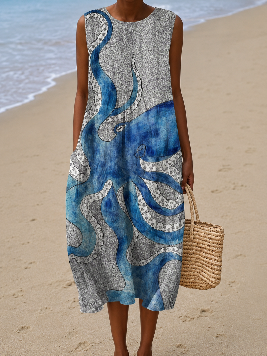 Robe d'Été Sans Manches