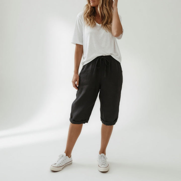 Fernande™ — 100% Cotton Relaxed Bermuda Summer Style