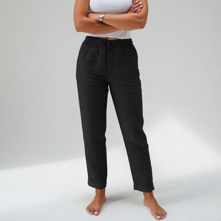 Albertine™ — 100% Cotton Fluid Trousers Natural Comfort