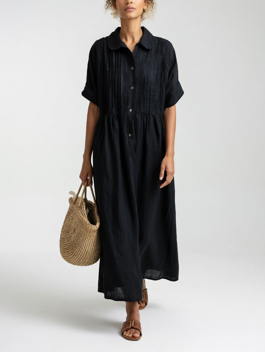 Lysandra™ – Fluid Summer Shirt Dress