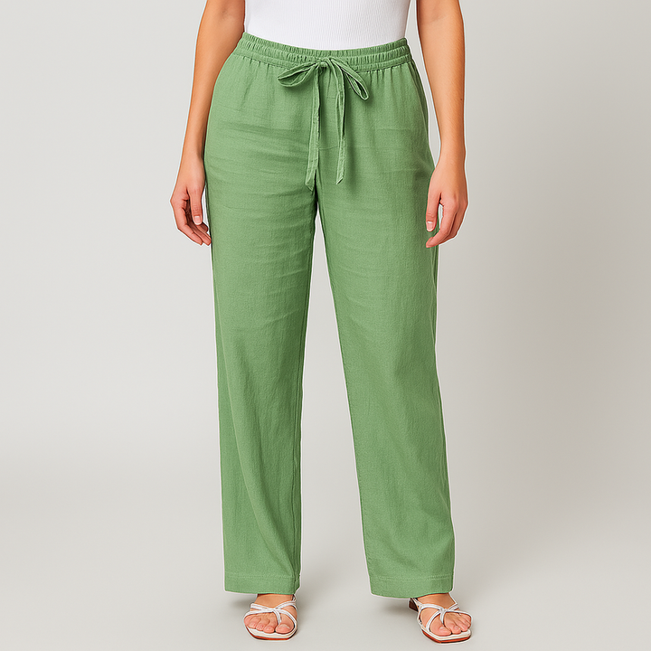 Lorraine – Effortless Tie Waist Pants