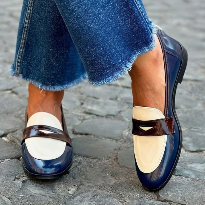 Irène™ | Mocassins à Contraste