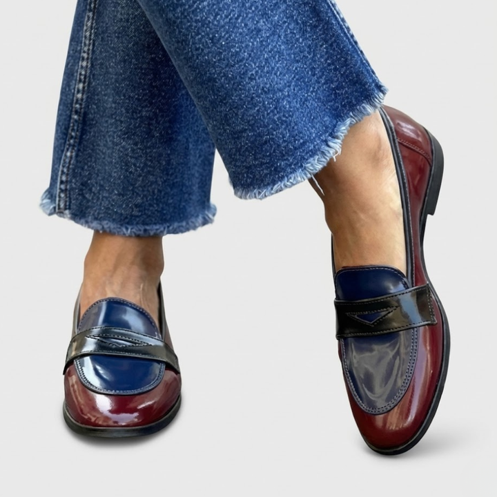 Irène™ | Mocassins à Contraste