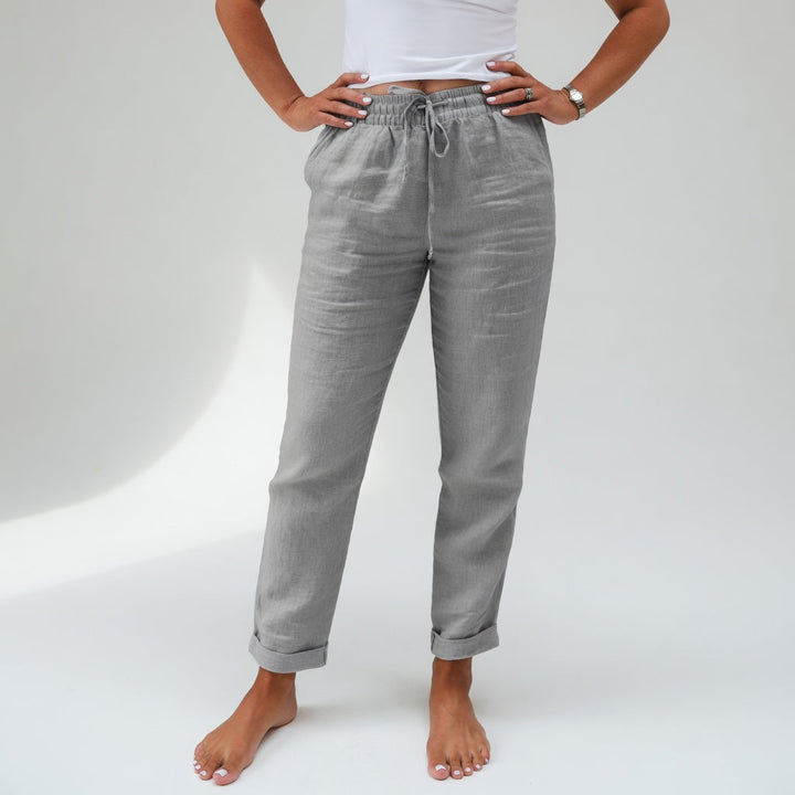 Albertine™ — 100% Cotton Fluid Trousers Natural Comfort