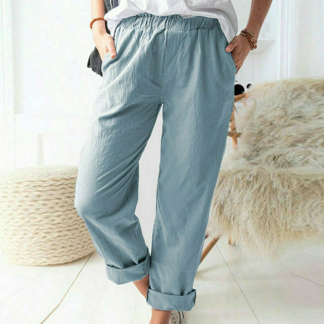 Neria - Pantalons à Structure Douce