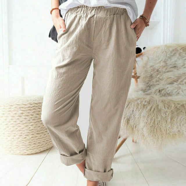 Neria - Pantalons à Structure Douce