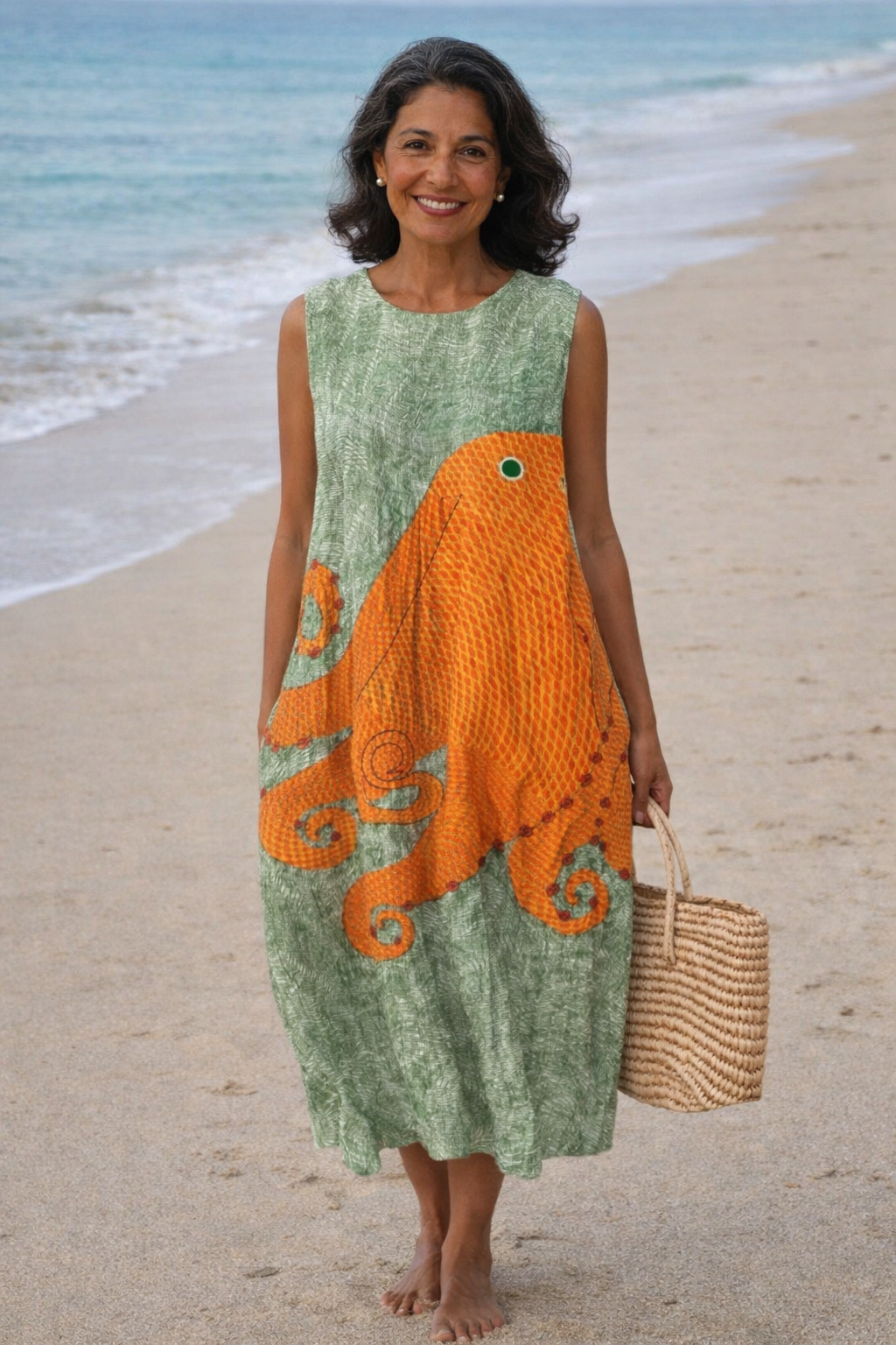 Teresa | Ocean-style Midi Dress