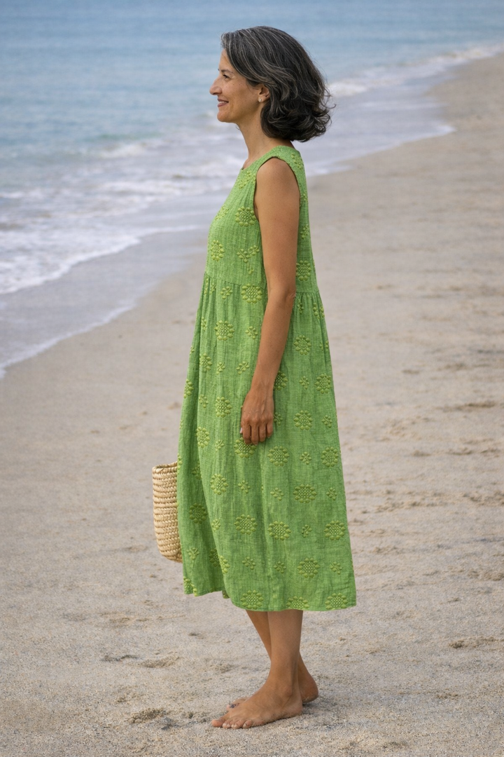 Sara | Printed Midi Dress