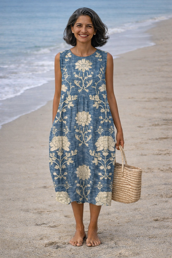 Bella | Boho Midi Dress