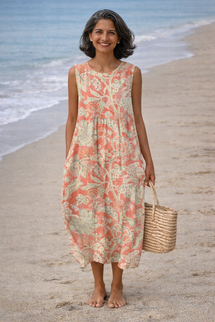 Belén | Floral Midi Dress