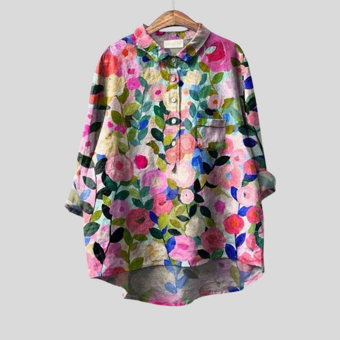 Séraphine | Blouse Florale Artistique