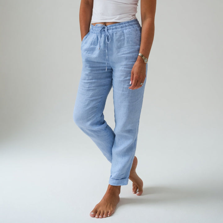 Albertine™ — 100% Cotton Fluid Trousers Natural Comfort