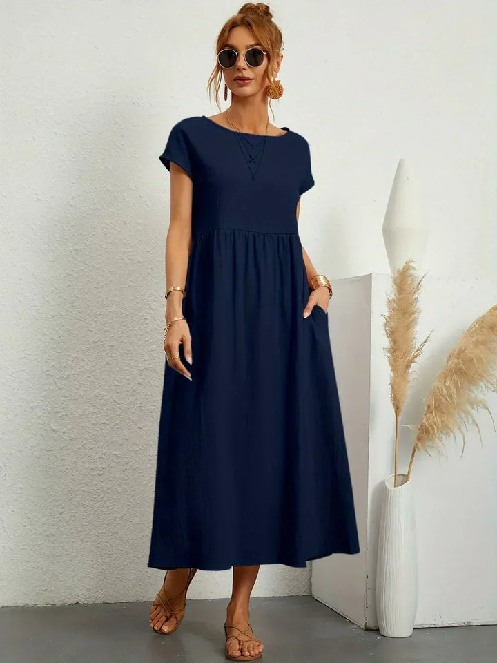 Ursina™ | Fluid Midi Dress-