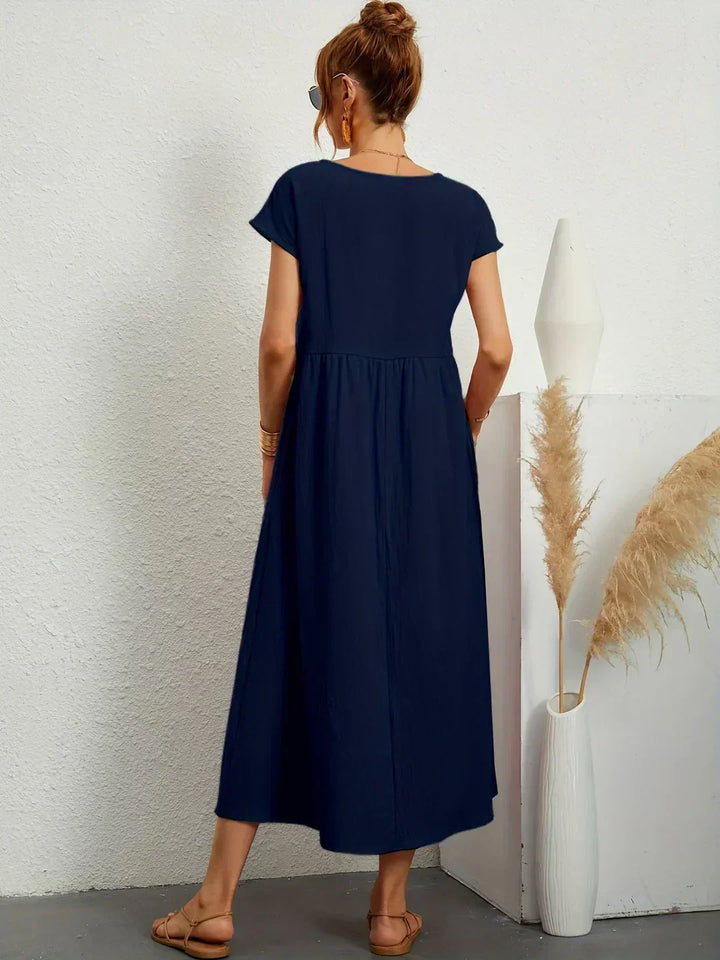 Ursina™ | Fluid Midi Dress-