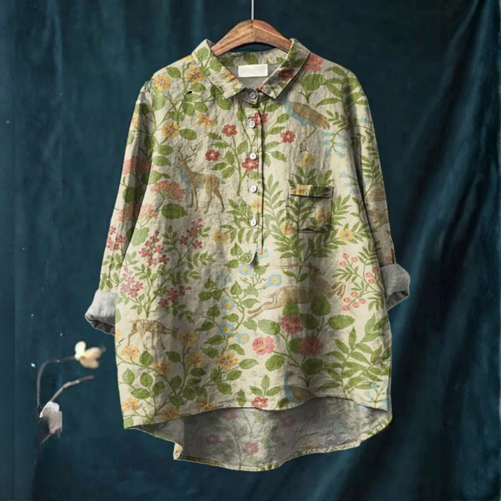 DELACROIX | Chemise Élégante à Motif Béatrice