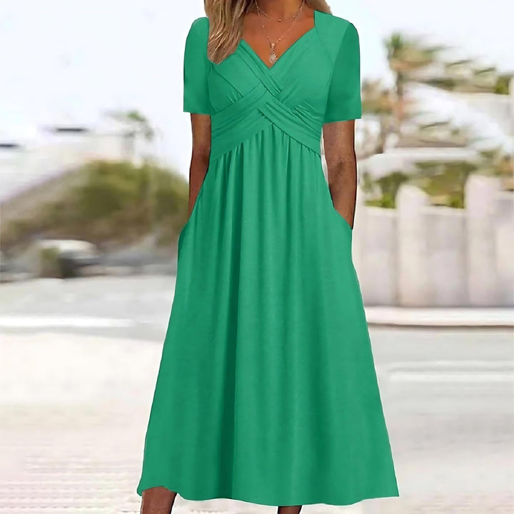 SOFIA | Midi Dress With a Flattering Silhouette for Elegant Occasions
