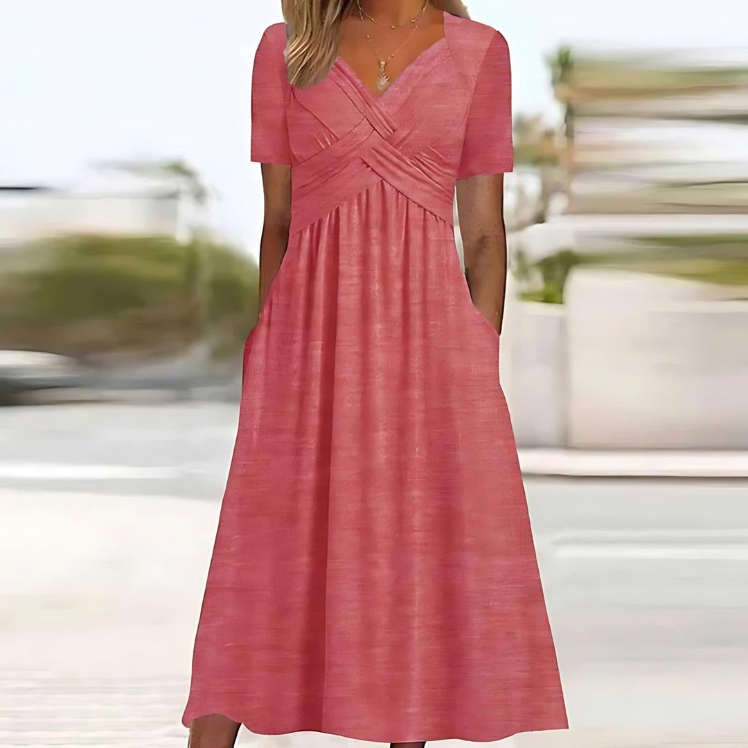 SOFIA | Midi Dress With a Flattering Silhouette for Elegant Occasions