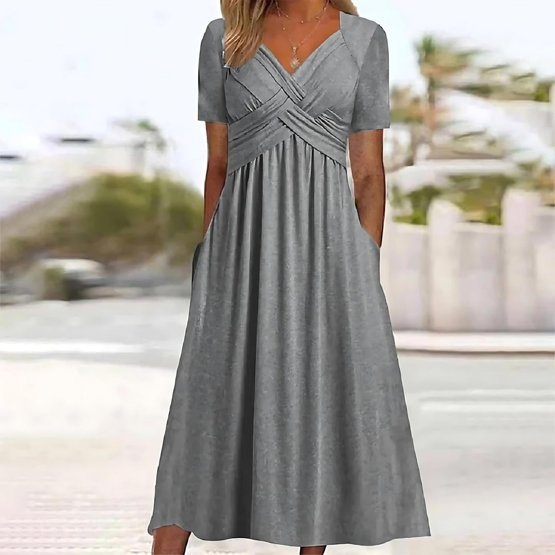 SOFIA | Midi Dress With a Flattering Silhouette for Elegant Occasions