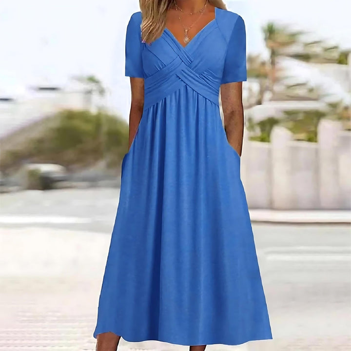 SOFIA | Midi Dress With a Flattering Silhouette for Elegant Occasions