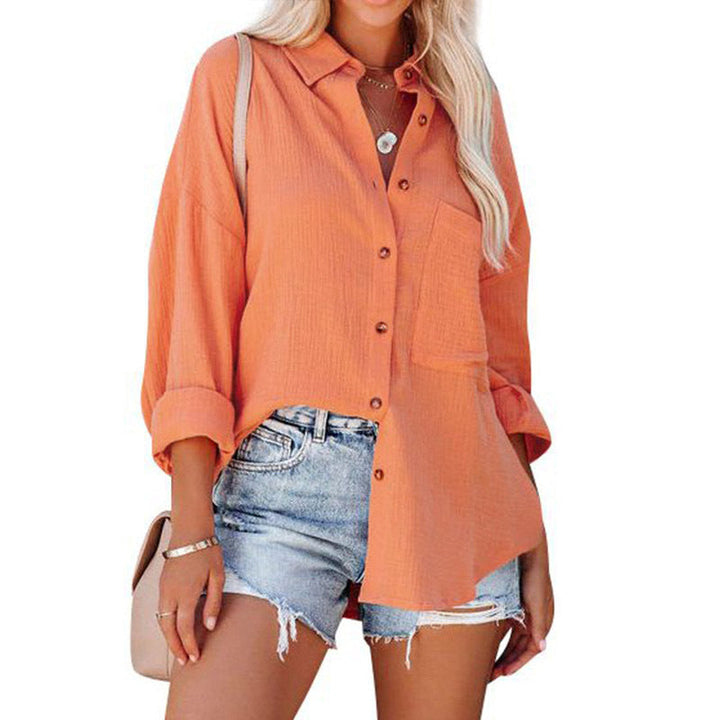 MADELYN | Casual Button Down Long Sleeve Blouse