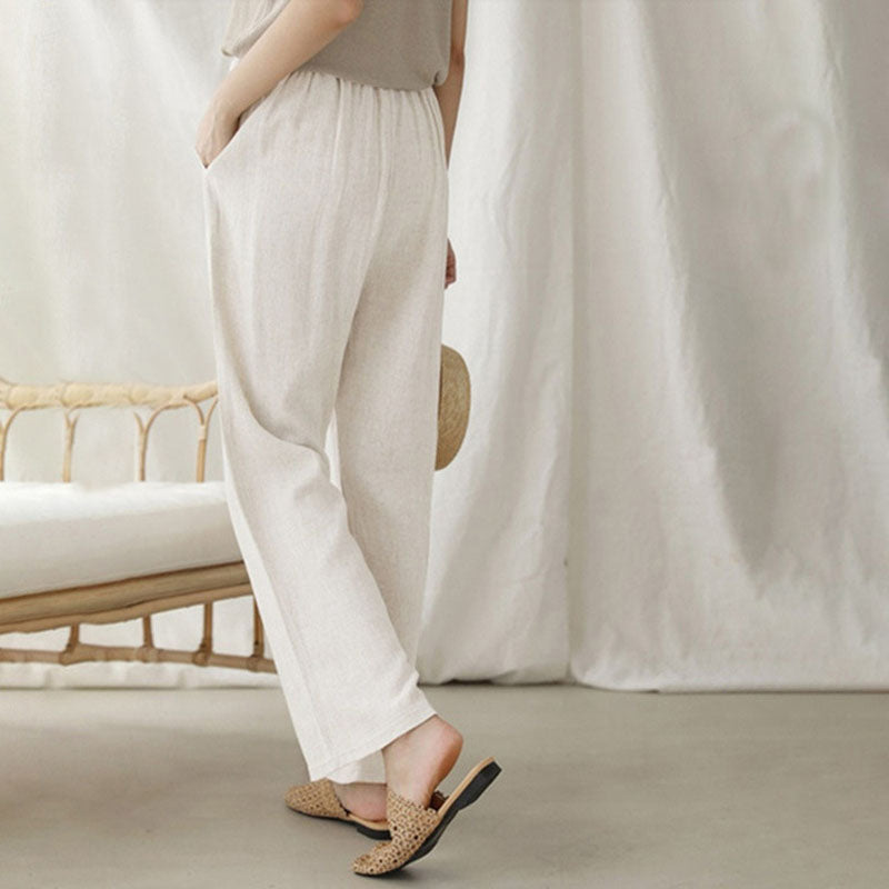 Vara - Pantalons Relaxed Fit avec Cordon de Serrage
