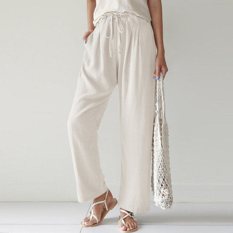 Vara - Pantalons Relaxed Fit avec Cordon de Serrage