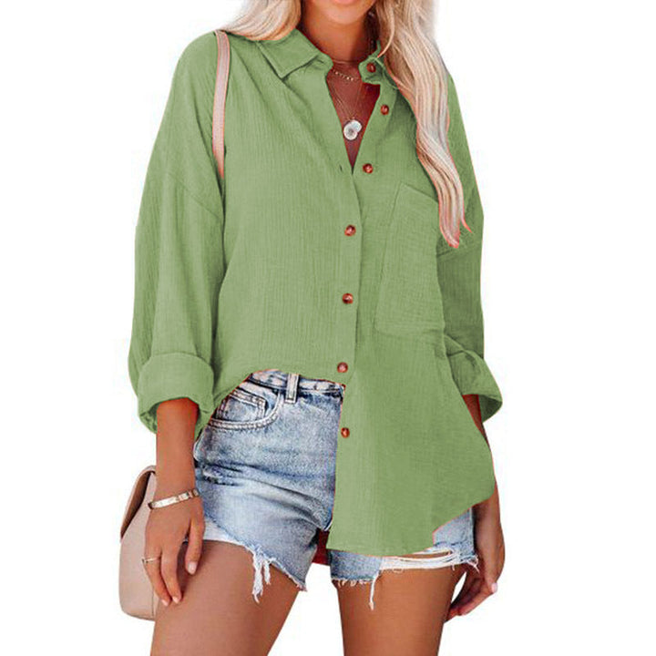 MADELYN | Casual Button Down Long Sleeve Blouse
