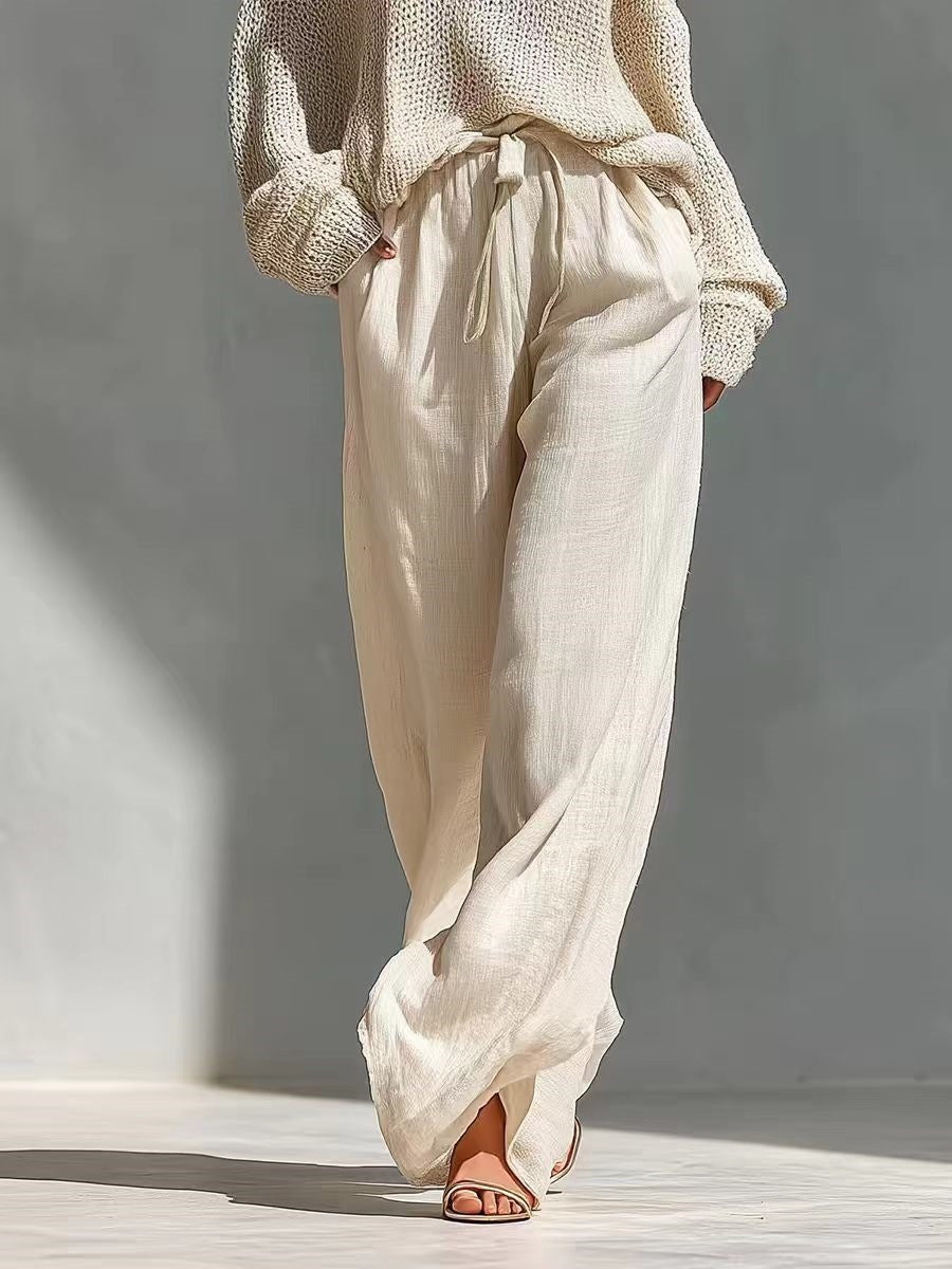 Fashion Knit and Linen Set