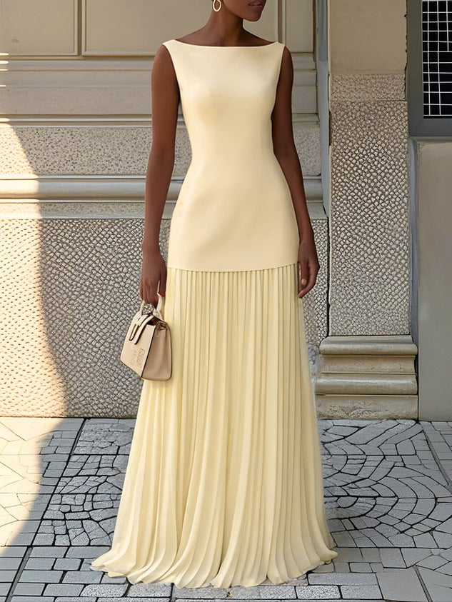 Shayla | Robe Longue Plissée