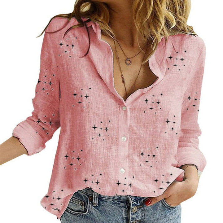 QUINN | Classic Printed Blouse