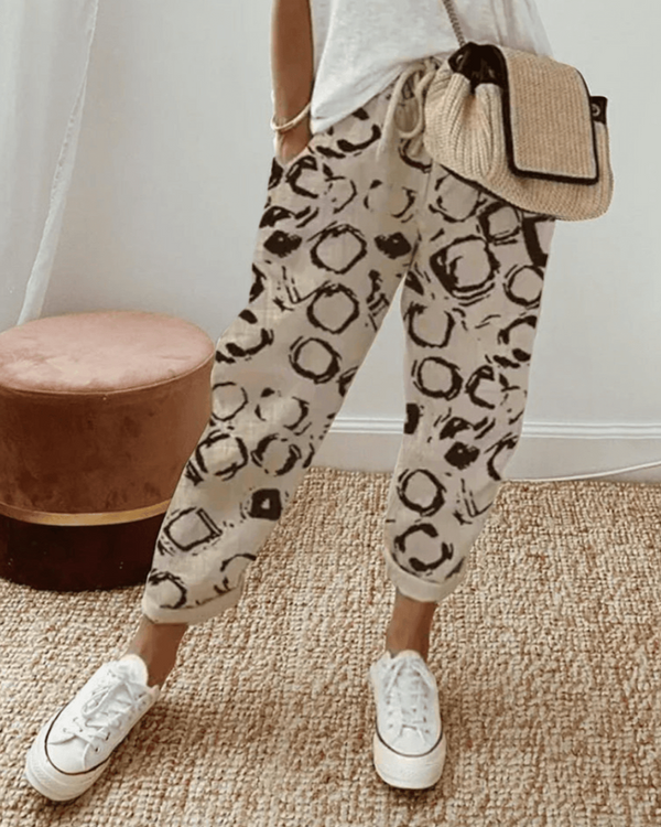 Alison – Relaxed Print Pants