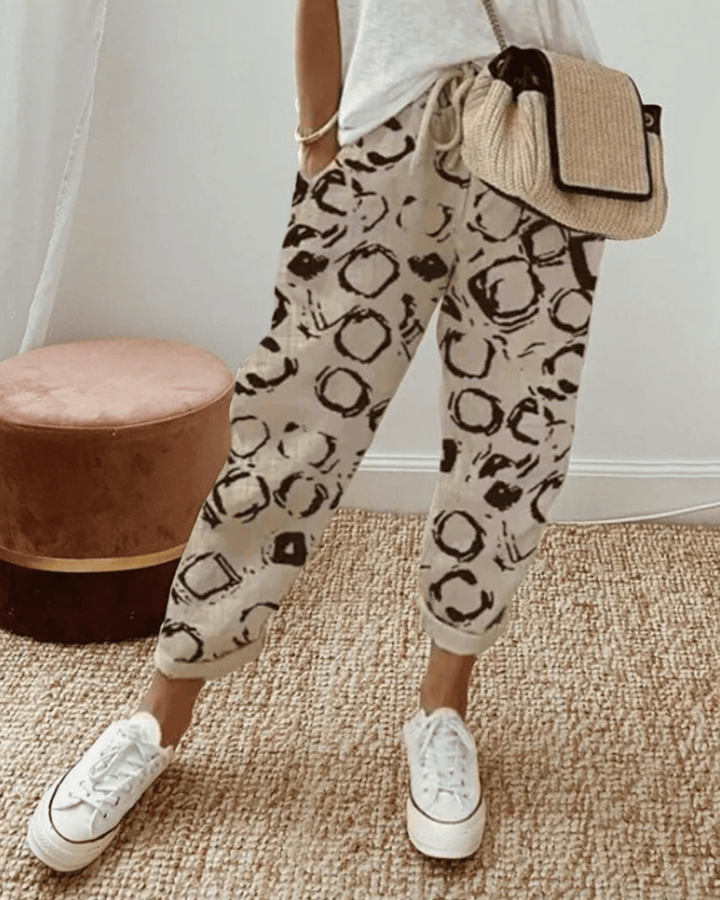 Alison – Relaxed Print Pants