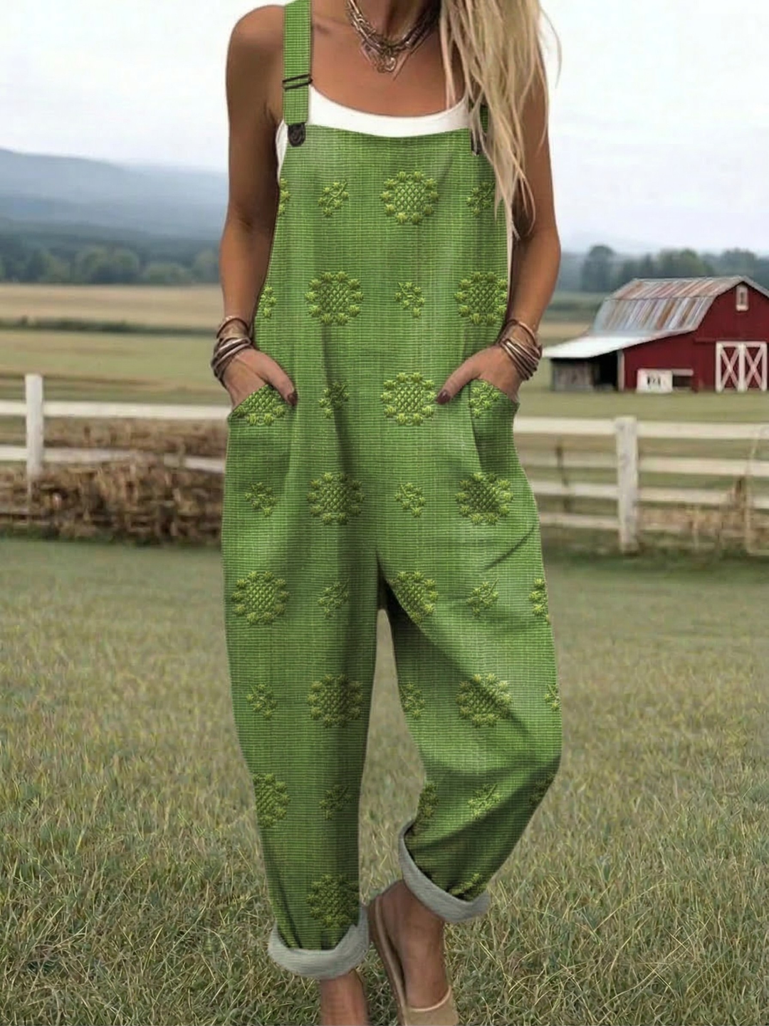 Freja | Relaxed Pattern Jumpsuit