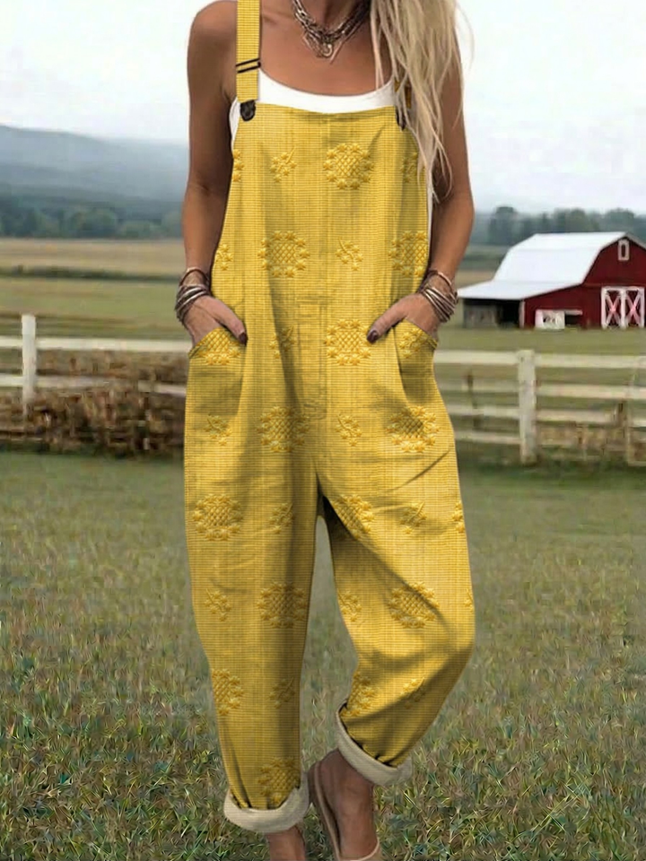 Freja | Relaxed Pattern Jumpsuit