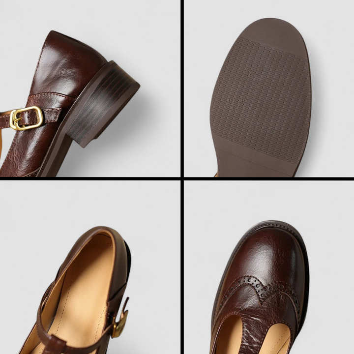 Gianna - Mary Jane Orthopedic Leather Shoes