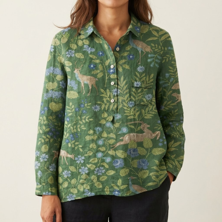 DELACROIX | Chemise Élégante à Motif Isaline