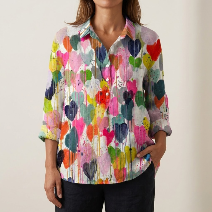 DELACROIX | Chemise Élégante à Motif Lucie