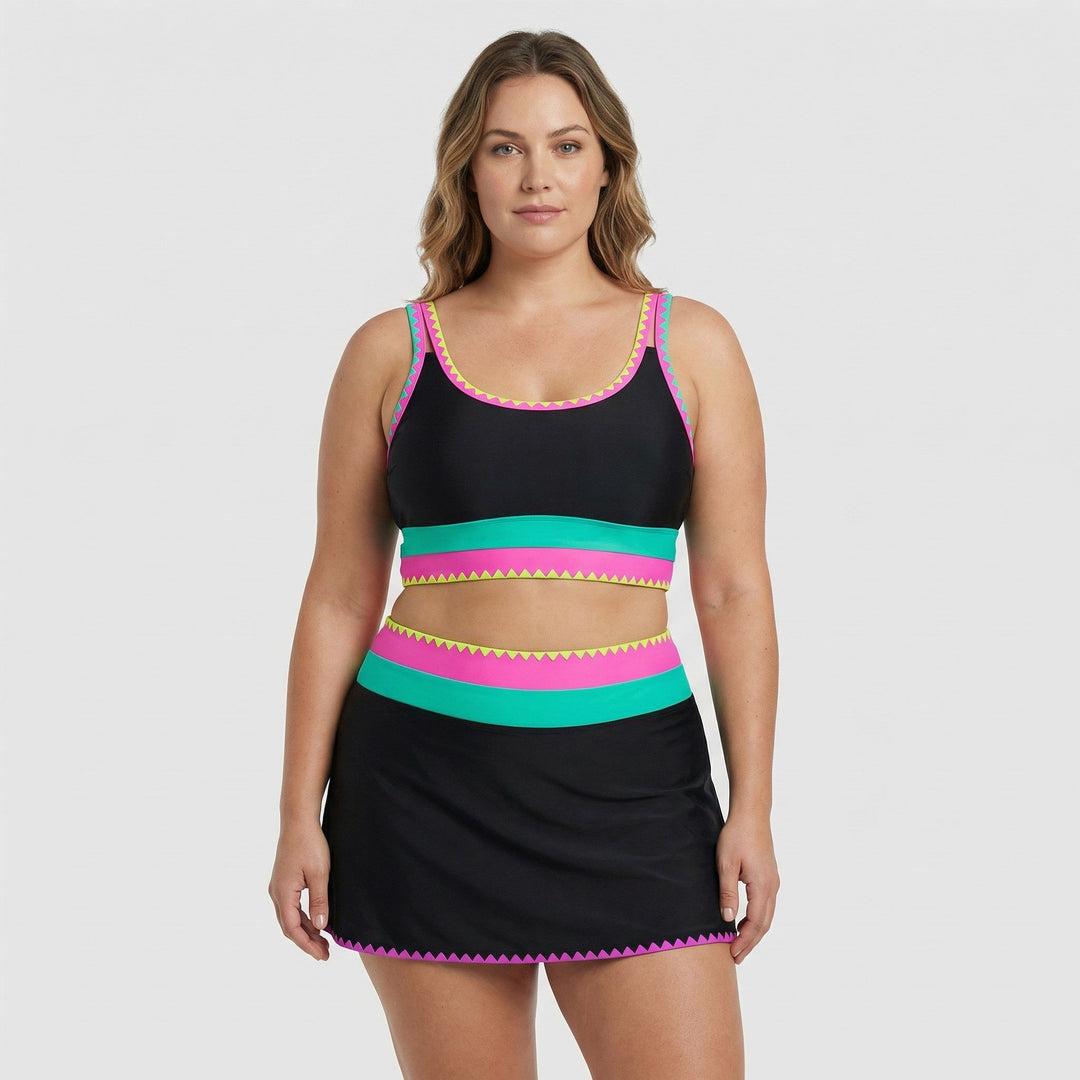 Ava | 3-Piece Swim Set with Skirt