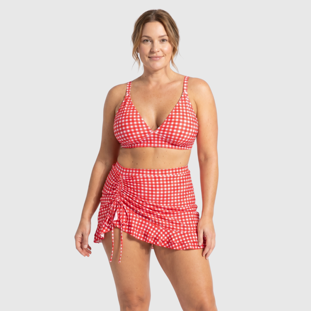Kiki | Bikini Set with Wrap Skirt and Built-in Bottom