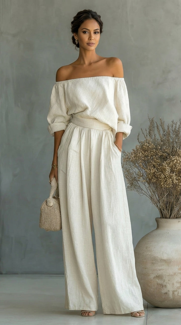 Liliána™ – Exclusive linen-effect set for a stylish summer • S1