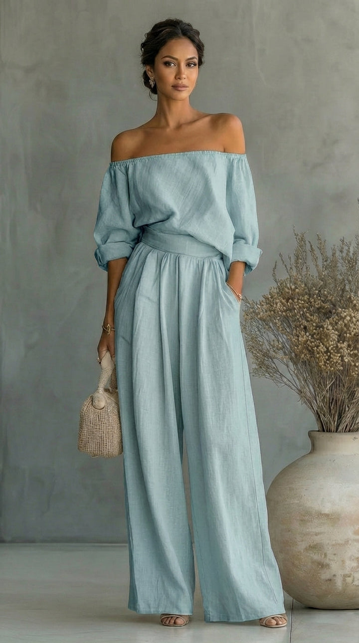 Liliána™ – Exclusive linen-effect set for a stylish summer • S1