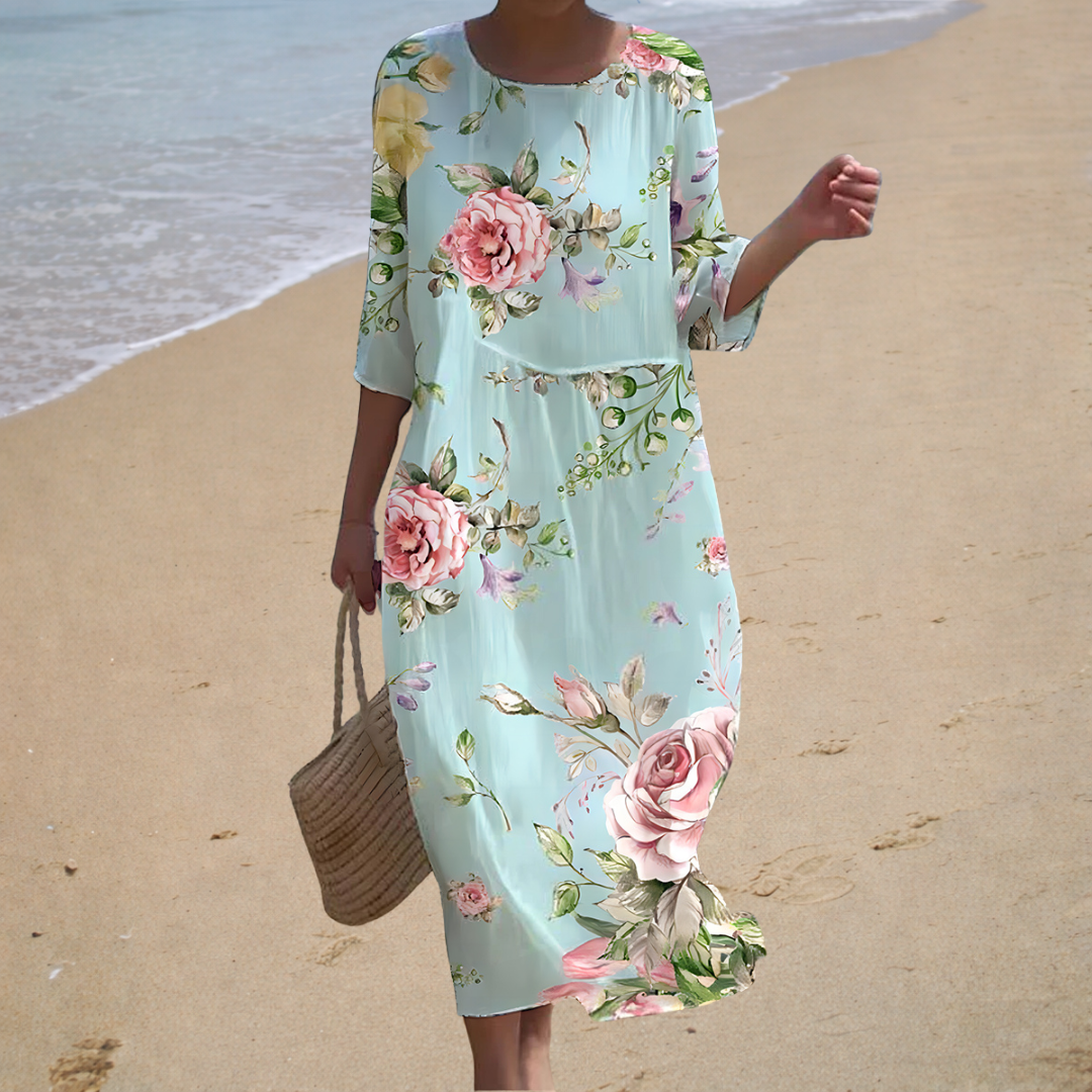 Robe longue, fluide, chic et confortable