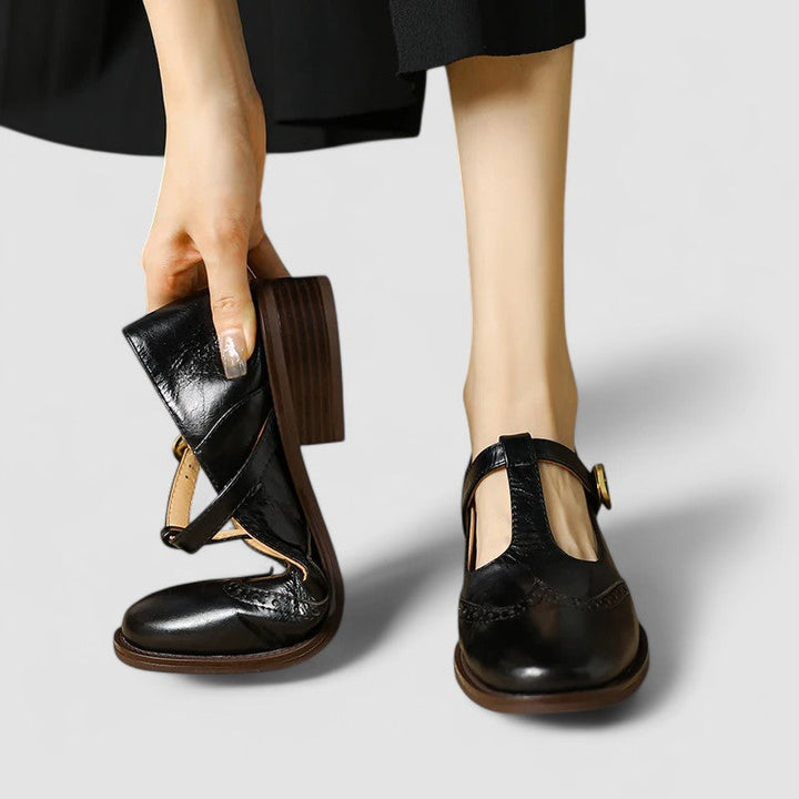 Gianna - Mary Jane Orthopedic Leather Shoes