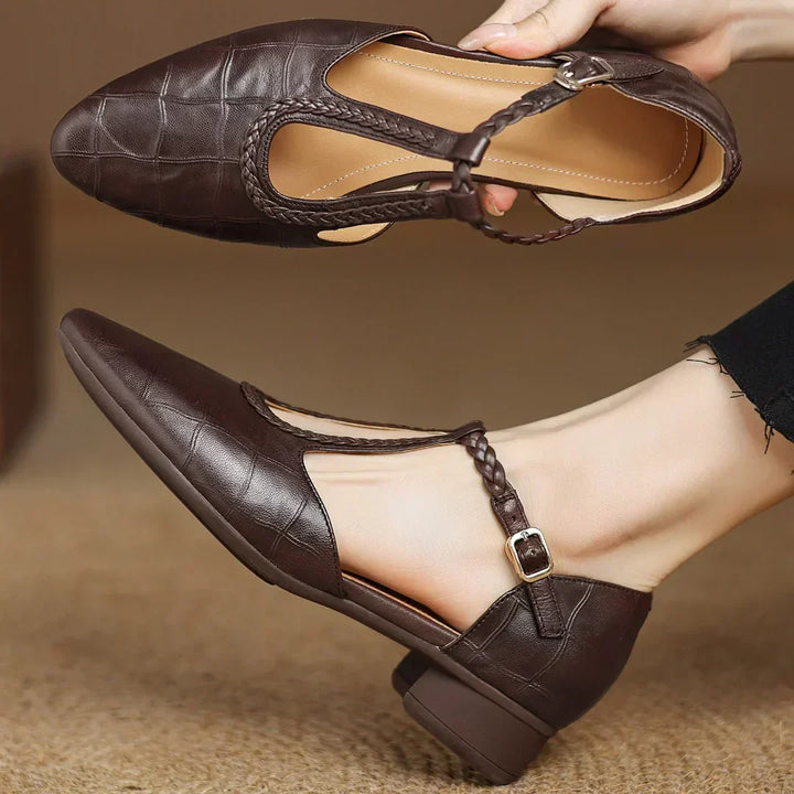 Clara - Orthopedic Leather Mary Jane Shoes
